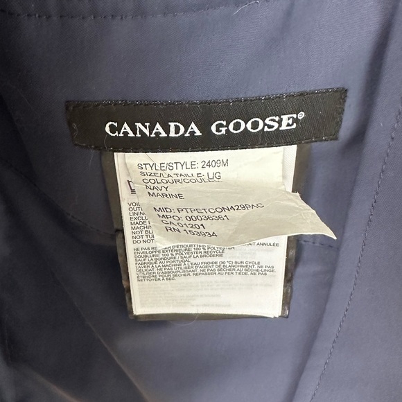 Men's Canada Goose Crew Trench Jacket with Removable Hood (Large) - Picture 8 of 11